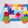 Ambulance Puzzle Wood Educational Toy